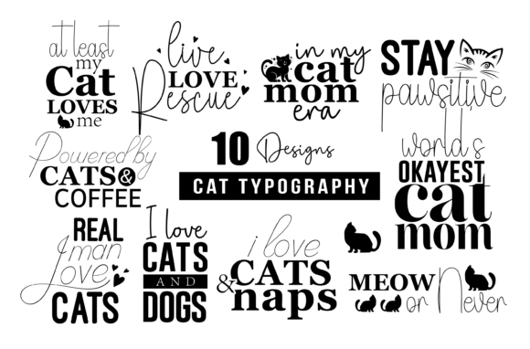 Cat Typography SVG Bundle Vol.04: A Designer’s Review