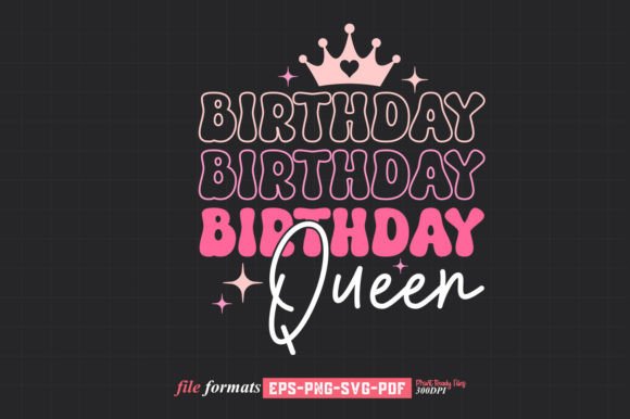 Review: Birthday Queen Retro SVG for Embroidery