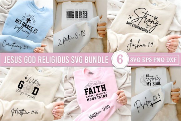 Review: God Religious Front Sleeve SVG Bundle