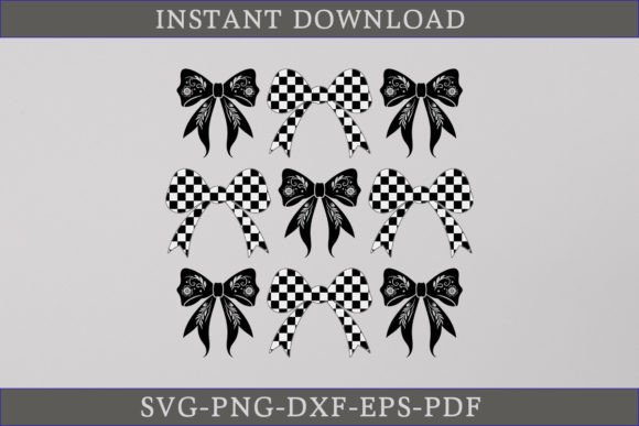 Review: Halloween Checkered Coquette Bow SVG