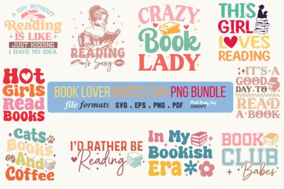Reviewing the Book Lover SVG T-Shirt Design Bundle